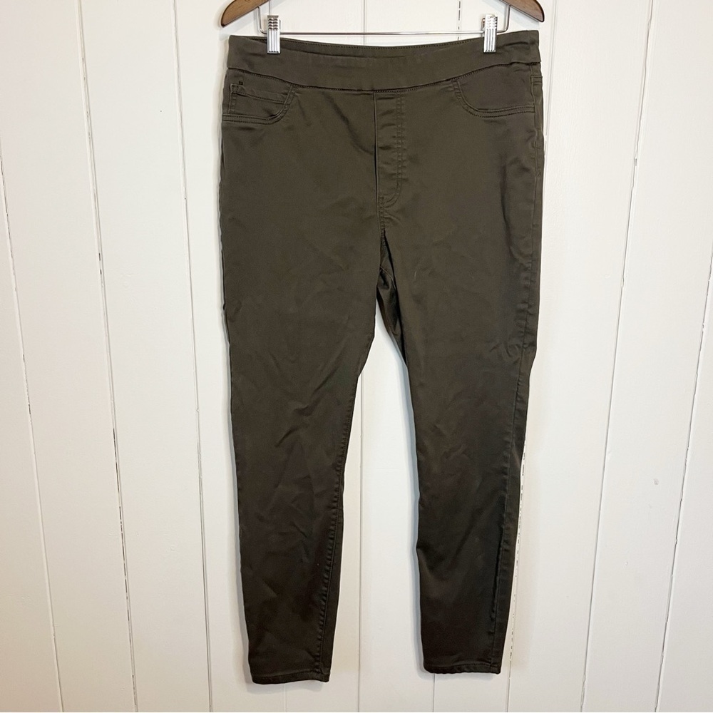 R Jeans Olive Green Jeggings. Size Large.
